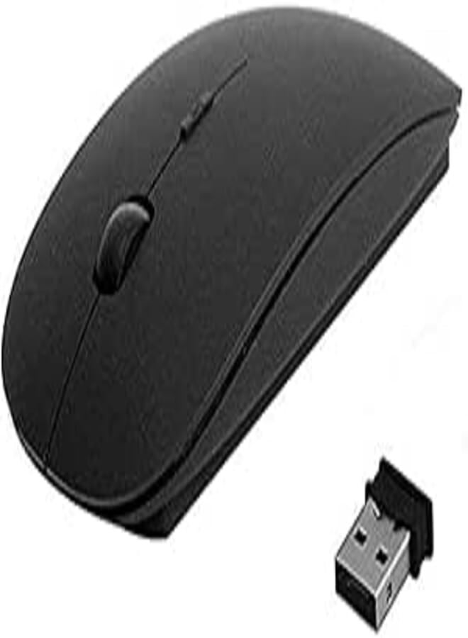 2.4GHz Wireless Optical Mouse with USB Receiver for Mac, PC, Laptop, Smart TV